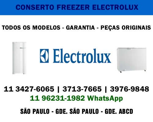 Conserto freezer Electrolux